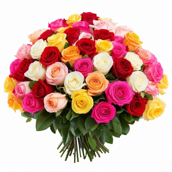 Mixed Colour Roses — 混色玫瑰花束